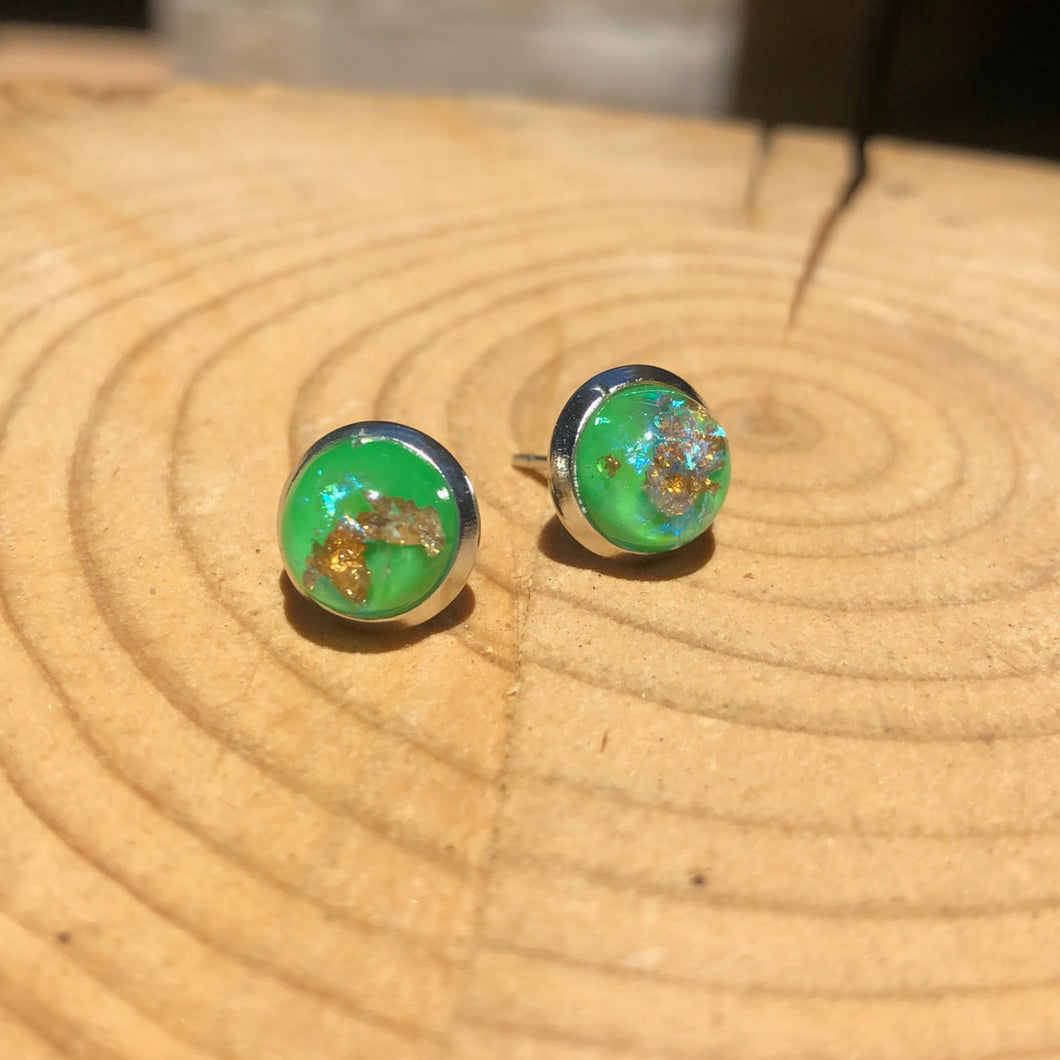 Palm Leaf Green Shine - It's a Beautiful Life Boutique 