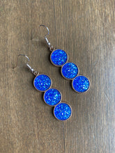 Load image into Gallery viewer, Triple Geode Drop Earrings - It&#39;s a Beautiful Life Boutique 