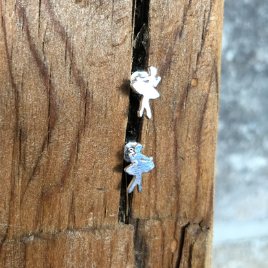 Sterling Silver Ballerina Earring - It's a Beautiful Life Boutique 