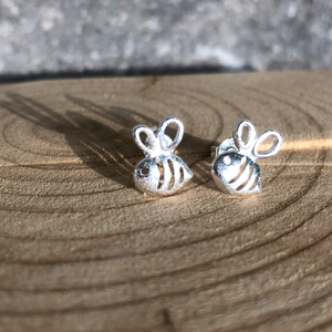 Sterling Silver Bee Earring - It's a Beautiful Life Boutique 