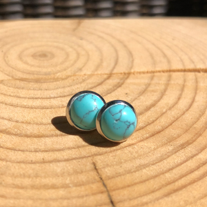 Turquoise Stud Earrings - It's a Beautiful Life Boutique 
