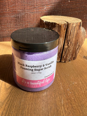 Foaming Body Scrub - Black Raspberry Vanilla