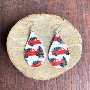 Christmas Tree Farm Drop Earrings - It's a Beautiful Life Boutique 