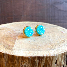 Load image into Gallery viewer, Glacier Geode Earring