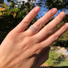 Load image into Gallery viewer, Sterling Silver Round Lace Ring - It&#39;s a Beautiful Life Boutique 