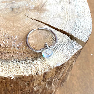 Unicorn and Moonstone Ring - It's a Beautiful Life Boutique 
