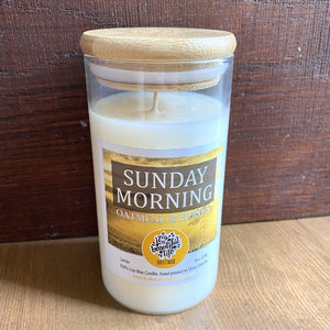 Sunday Morning Oatmeal And Honey Candle 