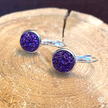 Load image into Gallery viewer, Royalty Geode Earring