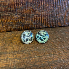 Load image into Gallery viewer, Boss Babe Studs - It&#39;s a Beautiful Life Boutique 