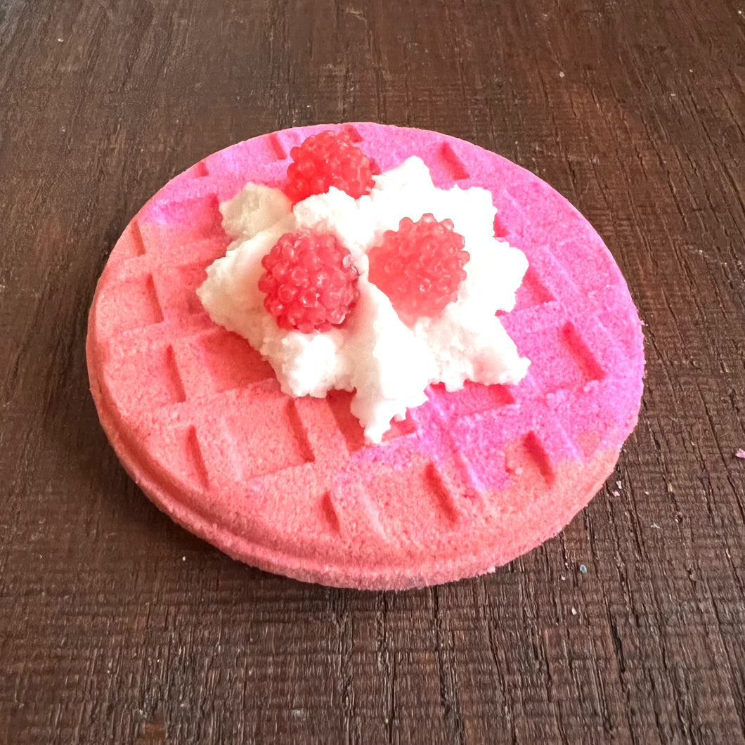 Black Raspberry Vanilla Waffle Bath Bomb