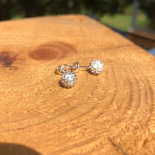 Load image into Gallery viewer, Sterling Silver Dandelion Stud Earrings - It&#39;s a Beautiful Life Boutique 