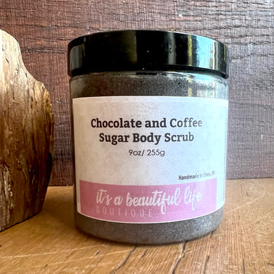 Chocolate and Coffee Sugar Body Scrub