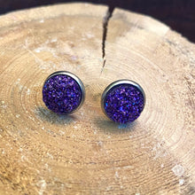 Load image into Gallery viewer, Royalty Geode Earring