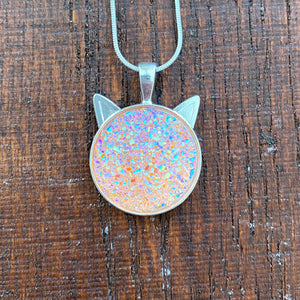 Cats Ears Geode Necklace