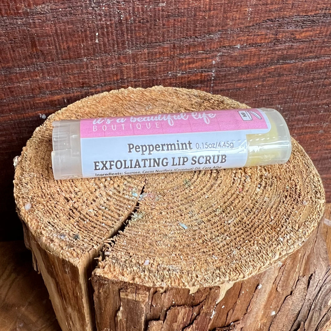 Peppermint Exfoliating Lip Scrub