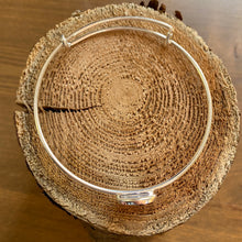 Load image into Gallery viewer, Breast Cancer Awareness Sterling Silver Geode Bangle - It&#39;s a Beautiful Life Boutique 