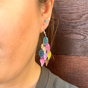 Waterfall Leaf Drop Earrings