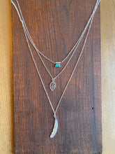 Load image into Gallery viewer, 3 Layer Bohemian Leaf Necklace - It&#39;s a Beautiful Life Boutique 